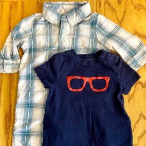 Boy's 3-6 Month Clothing Lot: 2 Baby Gap Outfits